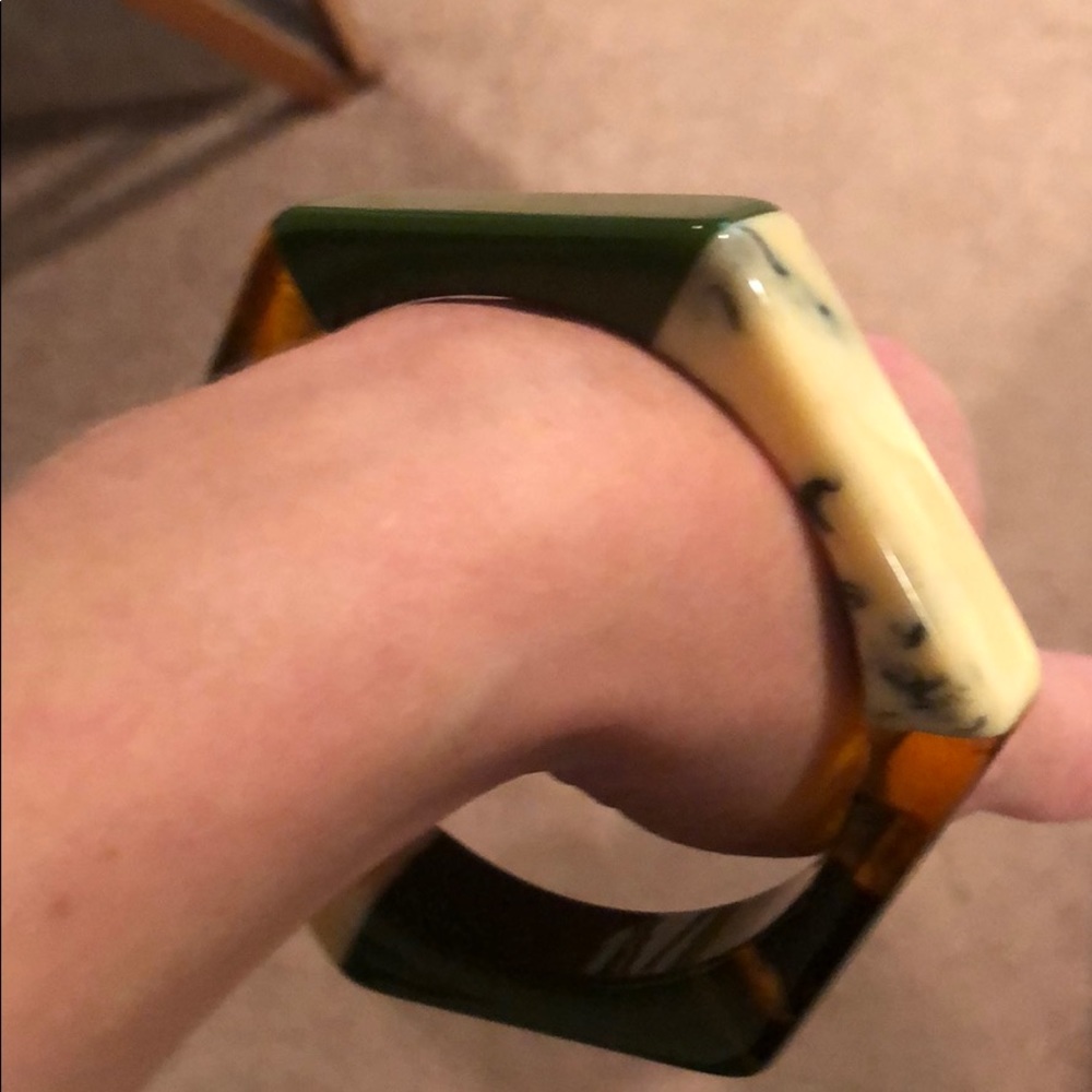 Plunder Bracelet green/ivory/tortoise